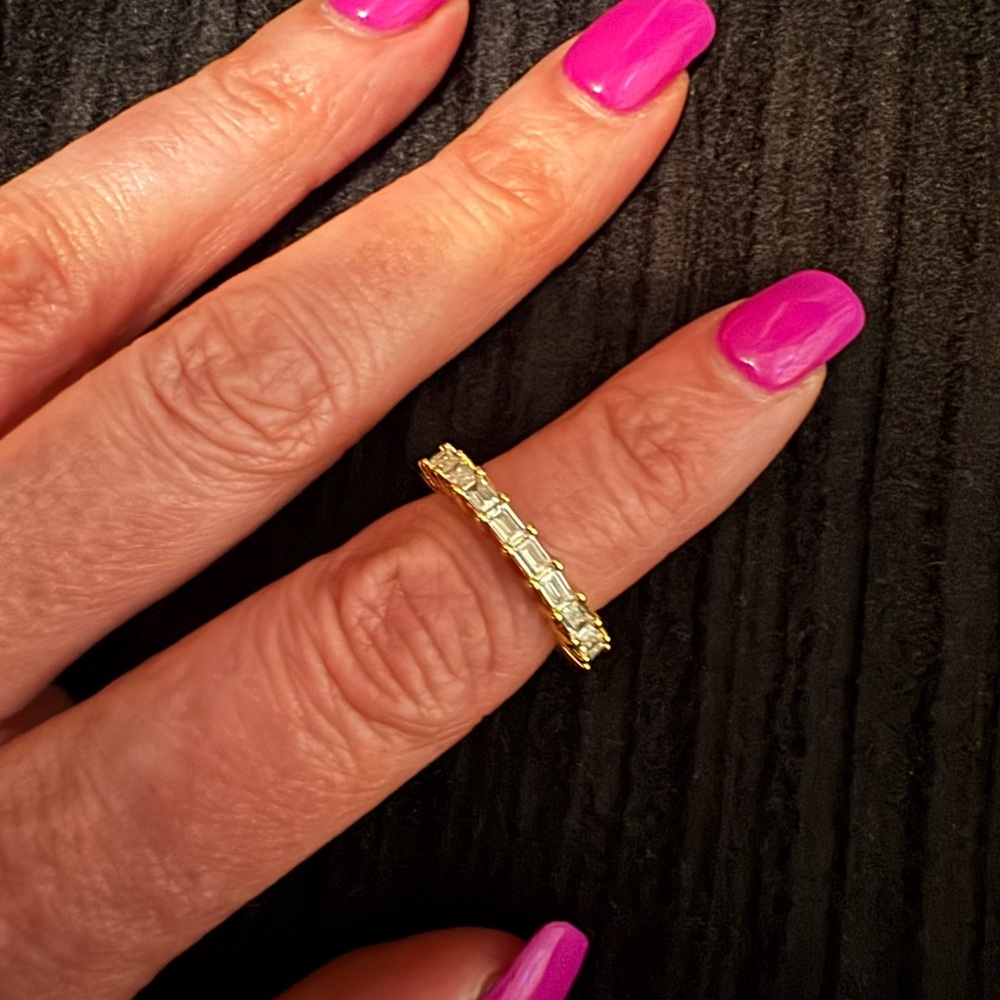 Bauble Bar Diamond band ring